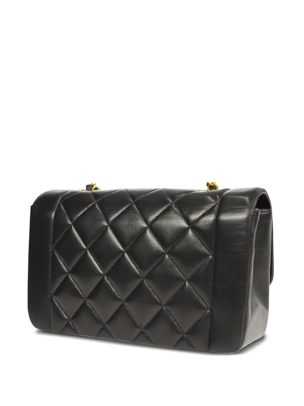 CHANEL Pre-Owned 1995 pre-owned Diana kleine schoudertas - Zwart