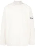 OAMC logo-patch cotton shirt - White