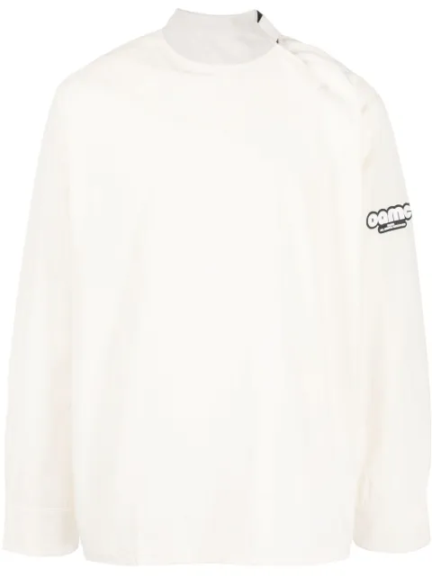 OAMC logo-patch cotton shirt