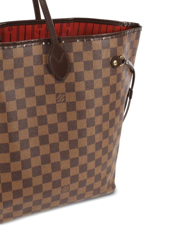 LOUIS VUITTON Damier Ebene Neverfull GM Brown Tote Bag