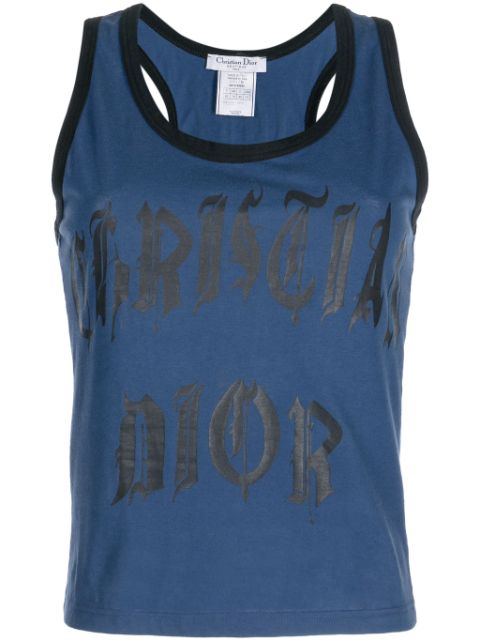 Christian Dior 1990-2000s logo print vest Women