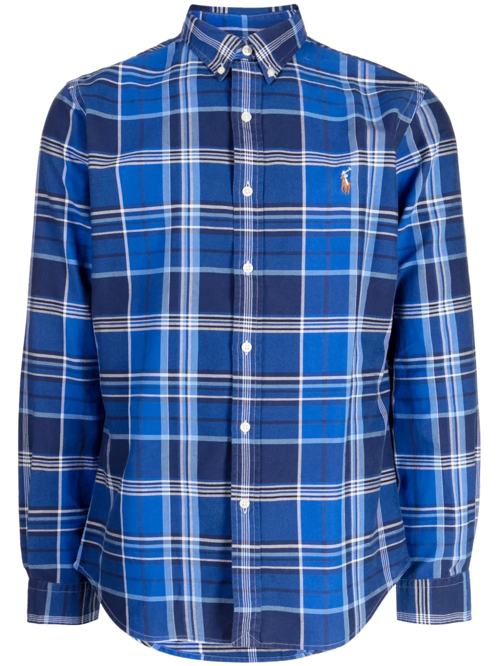 Polo Ralph Lauren Polo Pony チェック シャツ - ブルー Polo Ralph Lauren Polo Pony チェック シャツ - ブルー
