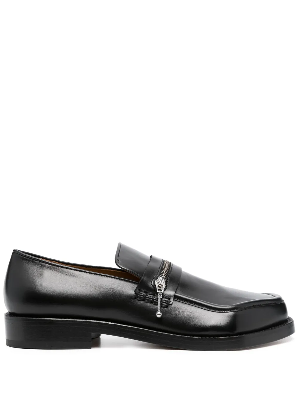 Magliano Monster Zipped Leather Loafers - Farfetch