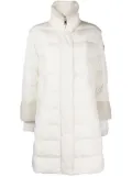 Lorena Antoniazzi high-neck parka coat - White