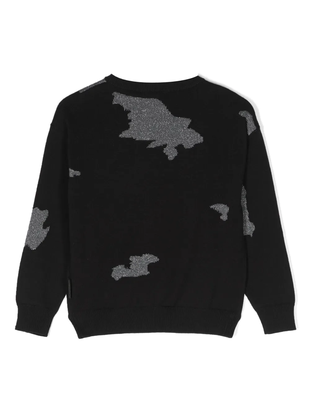 Philipp Plein Junior logo-embroidered cotton jumper | Teen Knitwear | Image 2