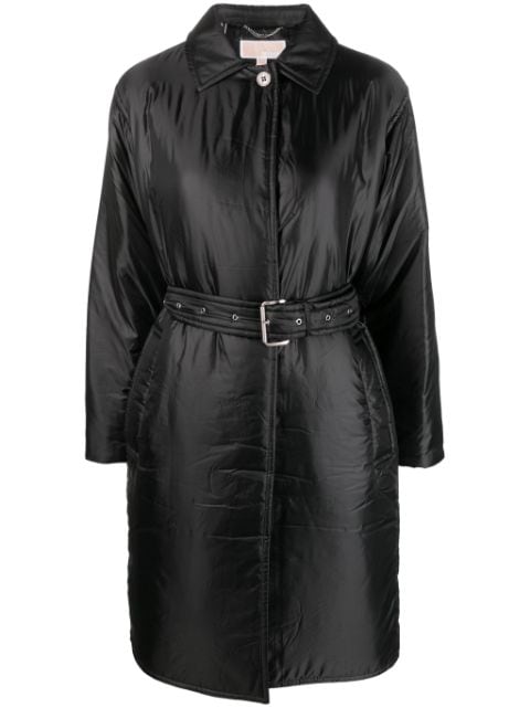 Michael Michael Kors classic-collar padded mid coat