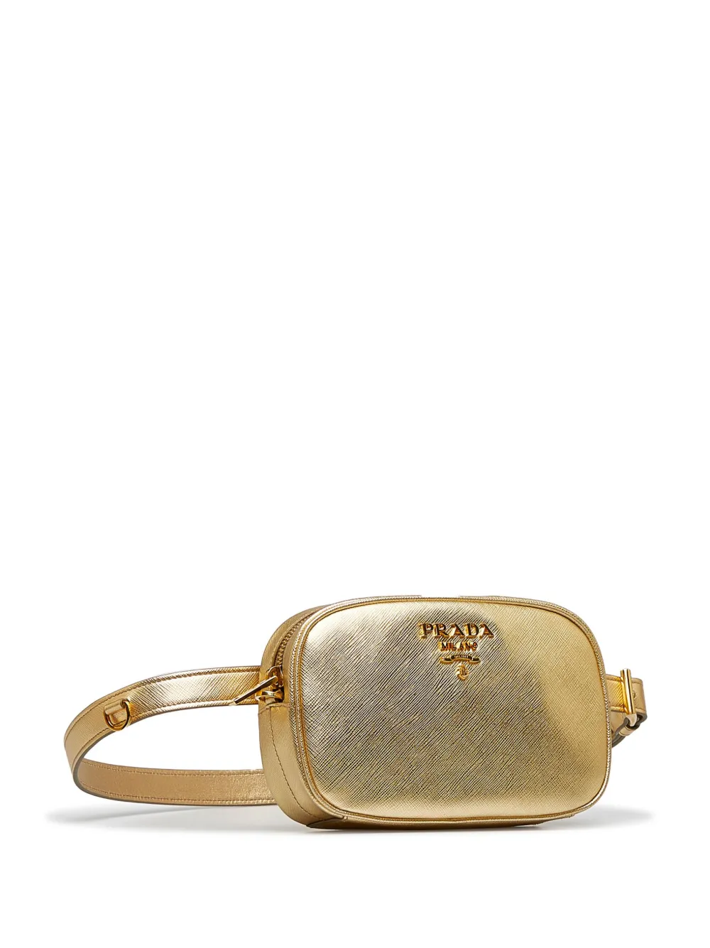 Prada metallic belt discount bag