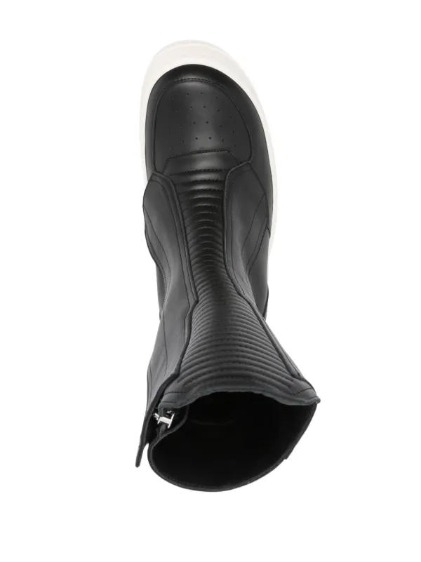 Rick Owens Quilted Leather Boots Black FARFETCH CA