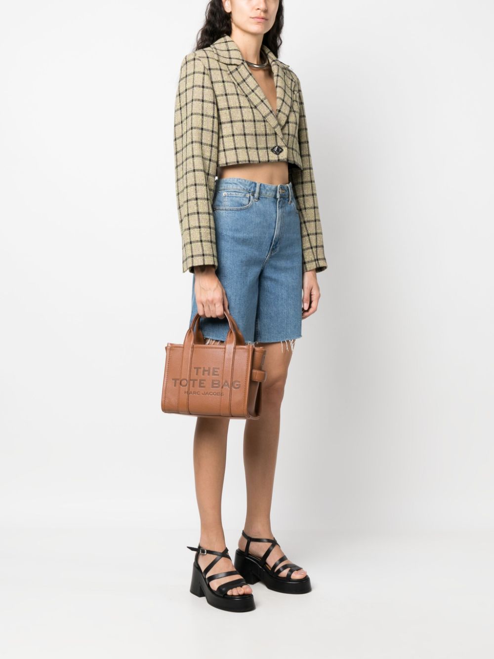 Marc Jacobs small The Leather Tote bag - Bruin