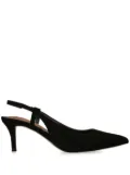 Kurt Geiger London Belgravia suede slingback pumps - Black