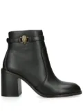 Kurt Geiger London Shoreditch 80mm leather ankle boots - Black