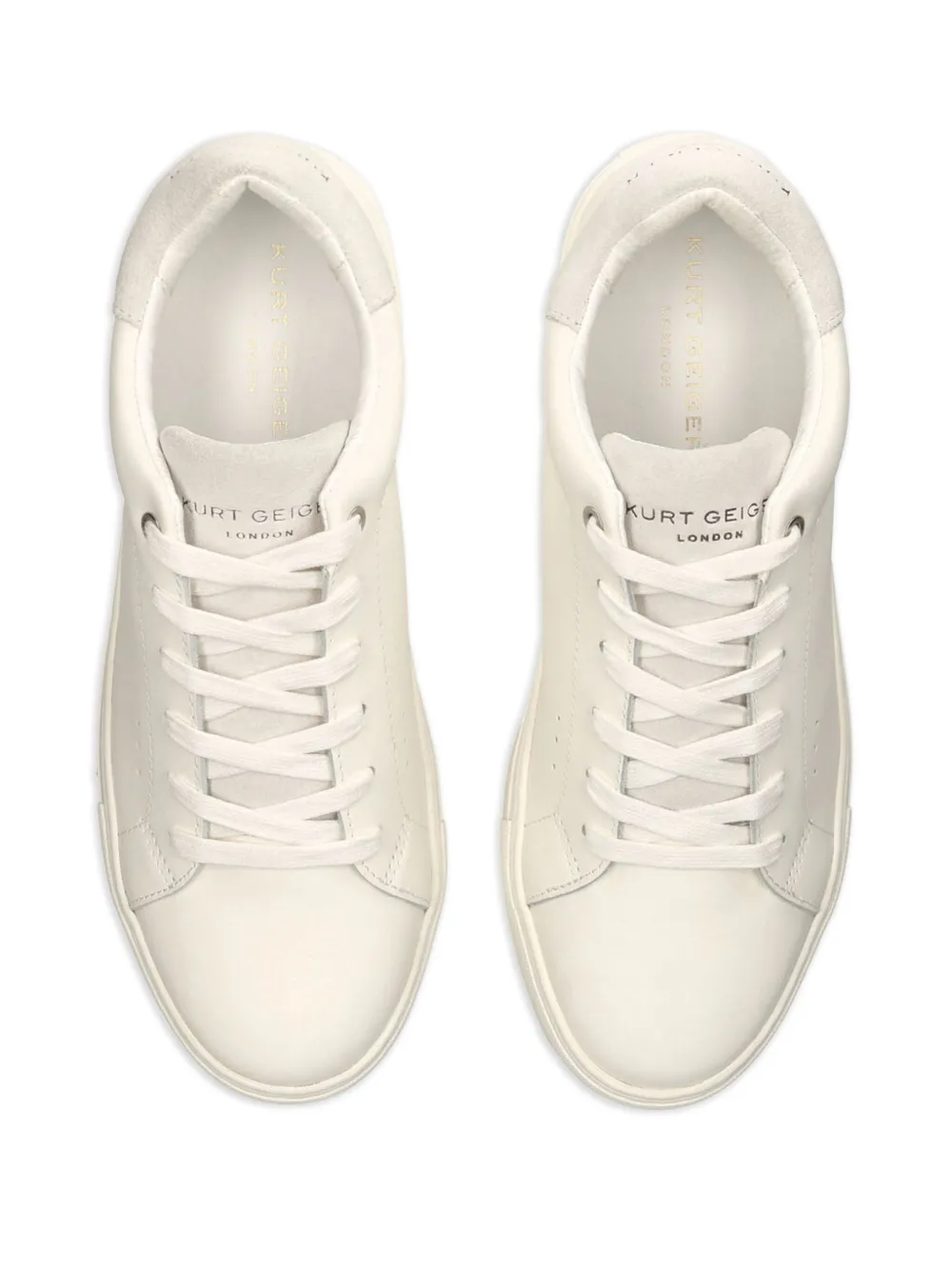 Kurt Geiger London Laney leren sneakers Wit
