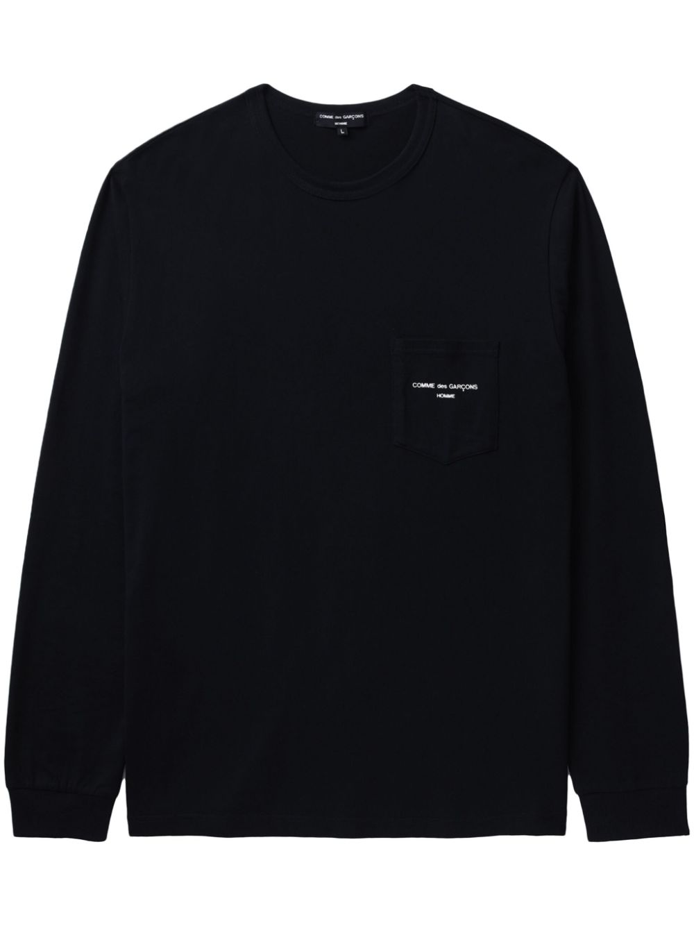 logo-embroidered cotton sweatshirt