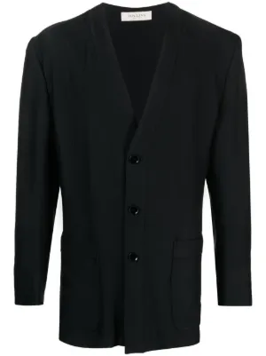 VETEMENTS オーバーサイズ シングルジャケット | ブラック | FARFETCH JP