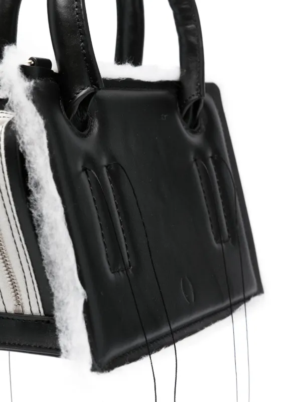 DENTRO Mini Otto Leather Tote Bag | Black | FARFETCH