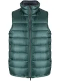 Herno zip-up reversible gilet - Green