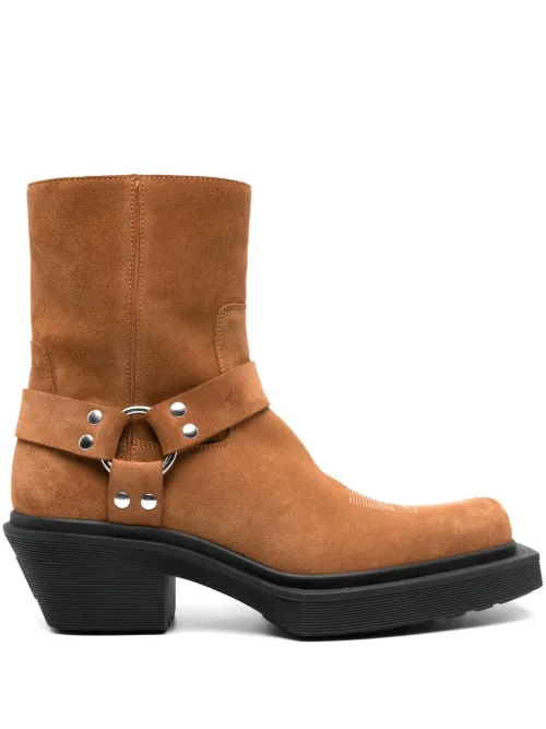 Bottines Harness 70 mm en daim - VTMNTS - Modalova