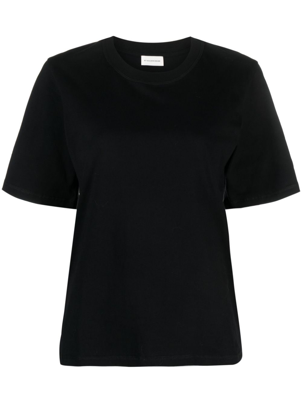 by malene birger t-shirt hedil en coton biologique - noir