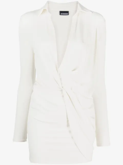 Jacquemus La Robe Bahia jersey minidress