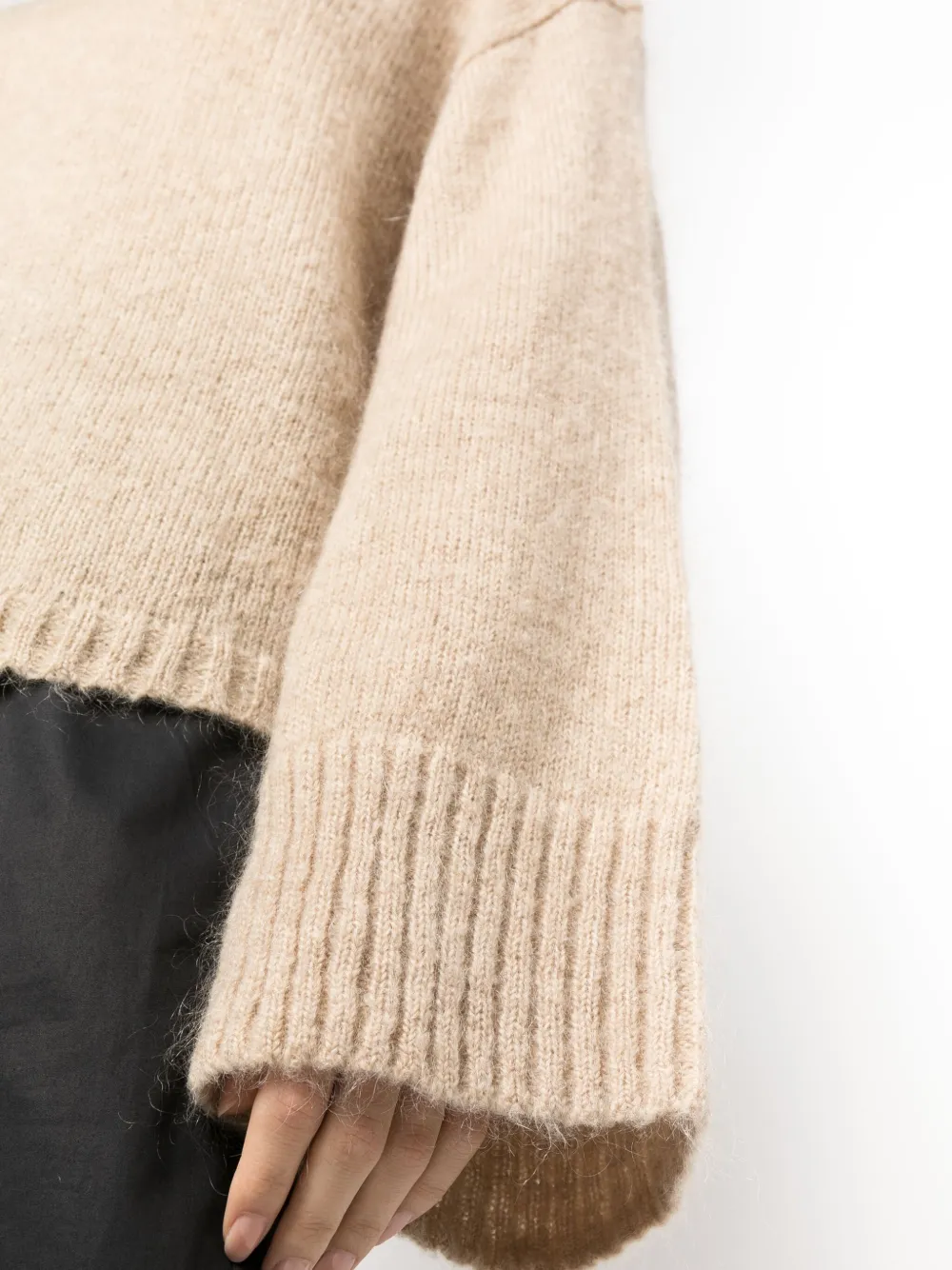 By Malene Birger Extra-long Sleeves Jumper In Nude