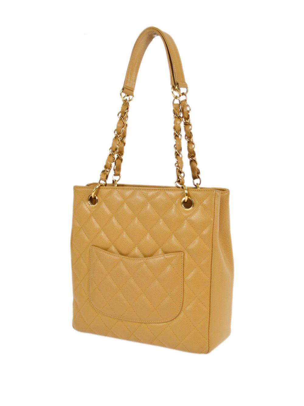 CHANEL Pre-Owned 2003 pre-owned Petite Shopping shopper - Beige