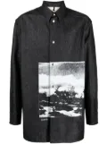 OAMC graphic-print cotton shirt - Black