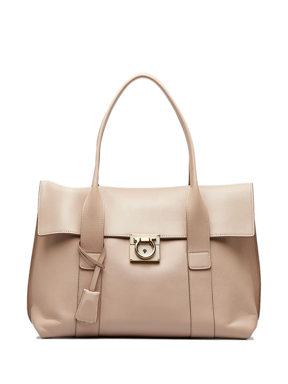 Ferragamo Pre-Owned - Gancini handbag - women - Calf Leather - One Size - Pink