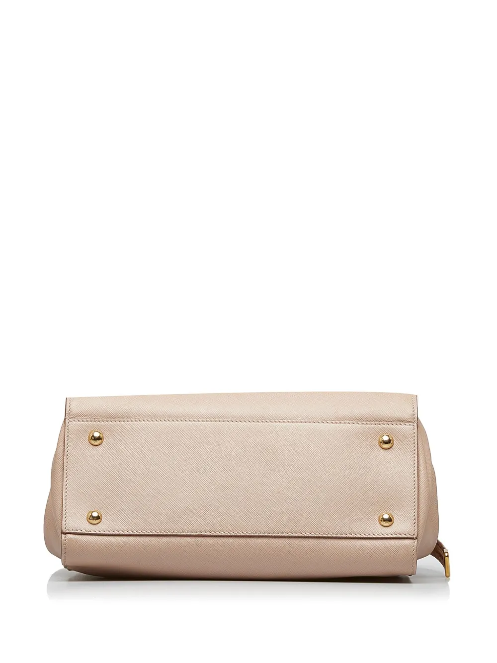 Ferragamo Pre-Owned - Gancini-plaque leather tote bag - women - Calf Leather - One Size - Neutrals 2