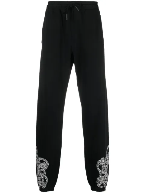 Marcelo Burlon County of Milan logo-print organic-cotton track pants