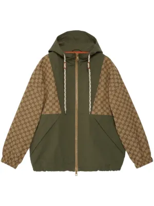 Gucci - GG-jacquard Quilted Cotton-blend Canvas Down Coat - Womens - Light Brown Multi