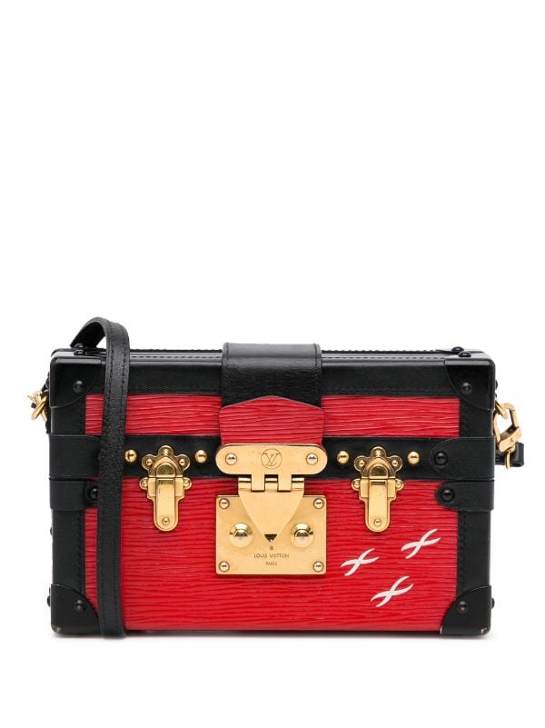 Louis Vuitton Leather Petite Malle Cross-Body Bag