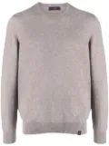 Fay crew-neck wool jumper - Neutrals