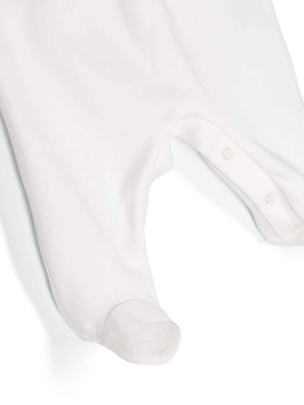 Shop Miss Blumarine Floral-appliqué Cotton Pyjama In White