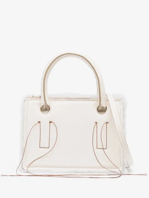 DENTRO mini Otto leather tote bag
