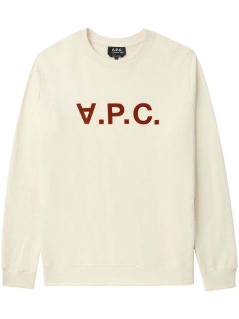 A.P.C. V.P.C. logo-print cotton sweatshirt Men