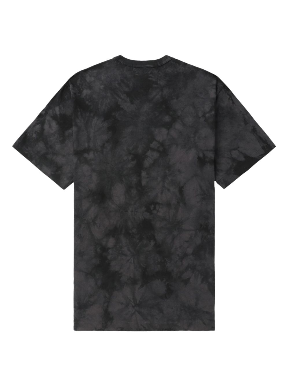 Black Comme Des Garcons slogan-print tie-dye T-shirt Men