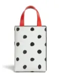 Marni nano Museo polka-dot tote bag - White