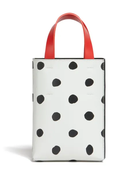 Marni nano Museo polka-dot tote bag