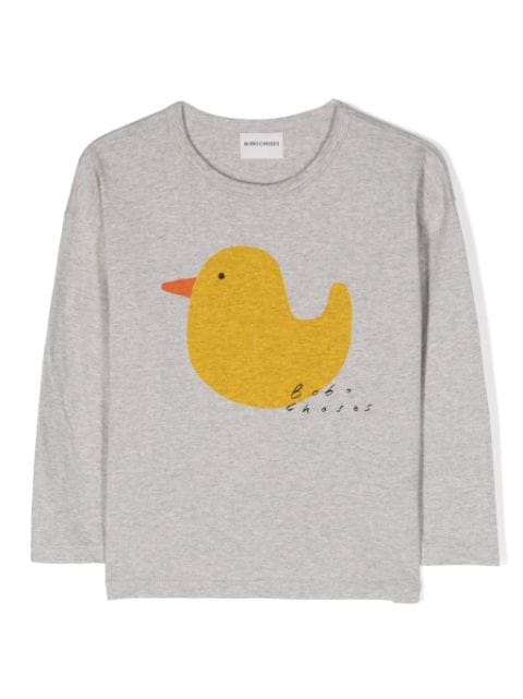 Bobo Choses Rubber Duck longsleeved sweatshirt