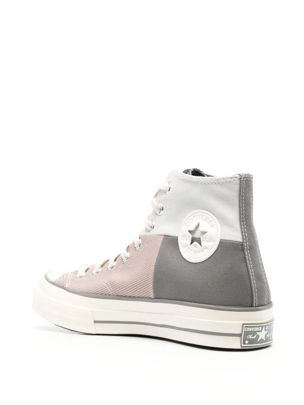Converse Chuck 70 Crafted Patchwork Sneakers In Grey