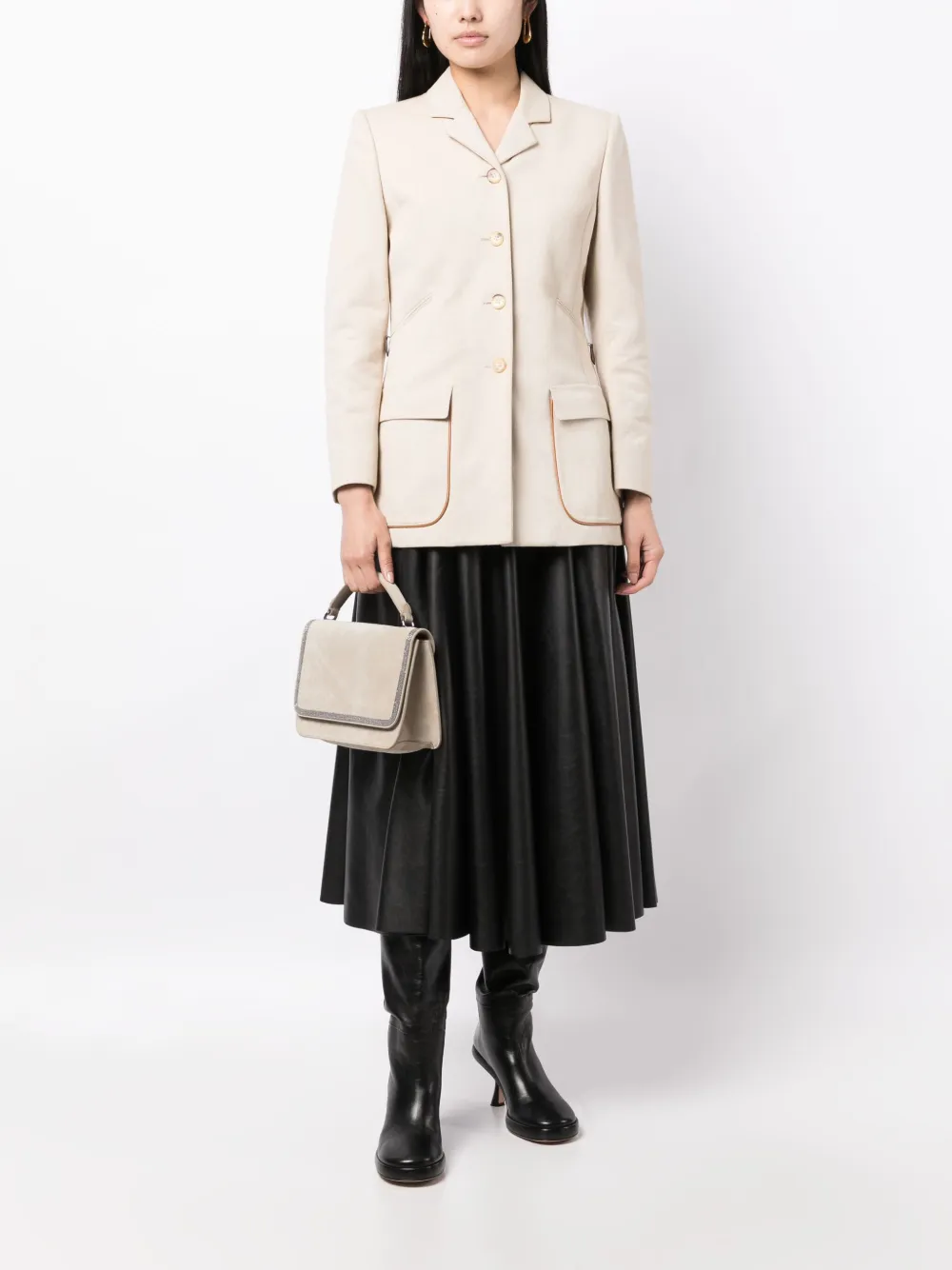 Hermès 1990-2000 blazer - Beige