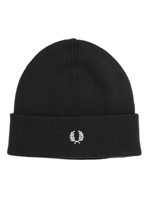 Fred Perry logo-embroidery beanie 