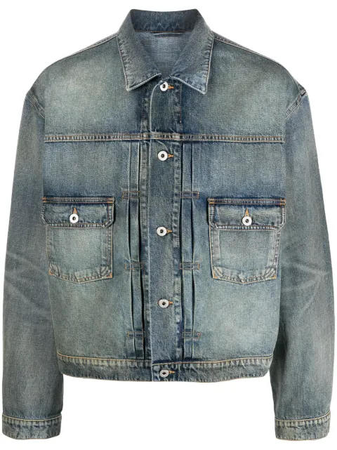 Kenzo panelled button-fastening denim jacket