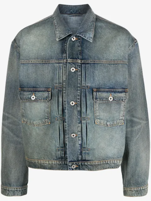 Kenzo panelled button-fastening denim jacket