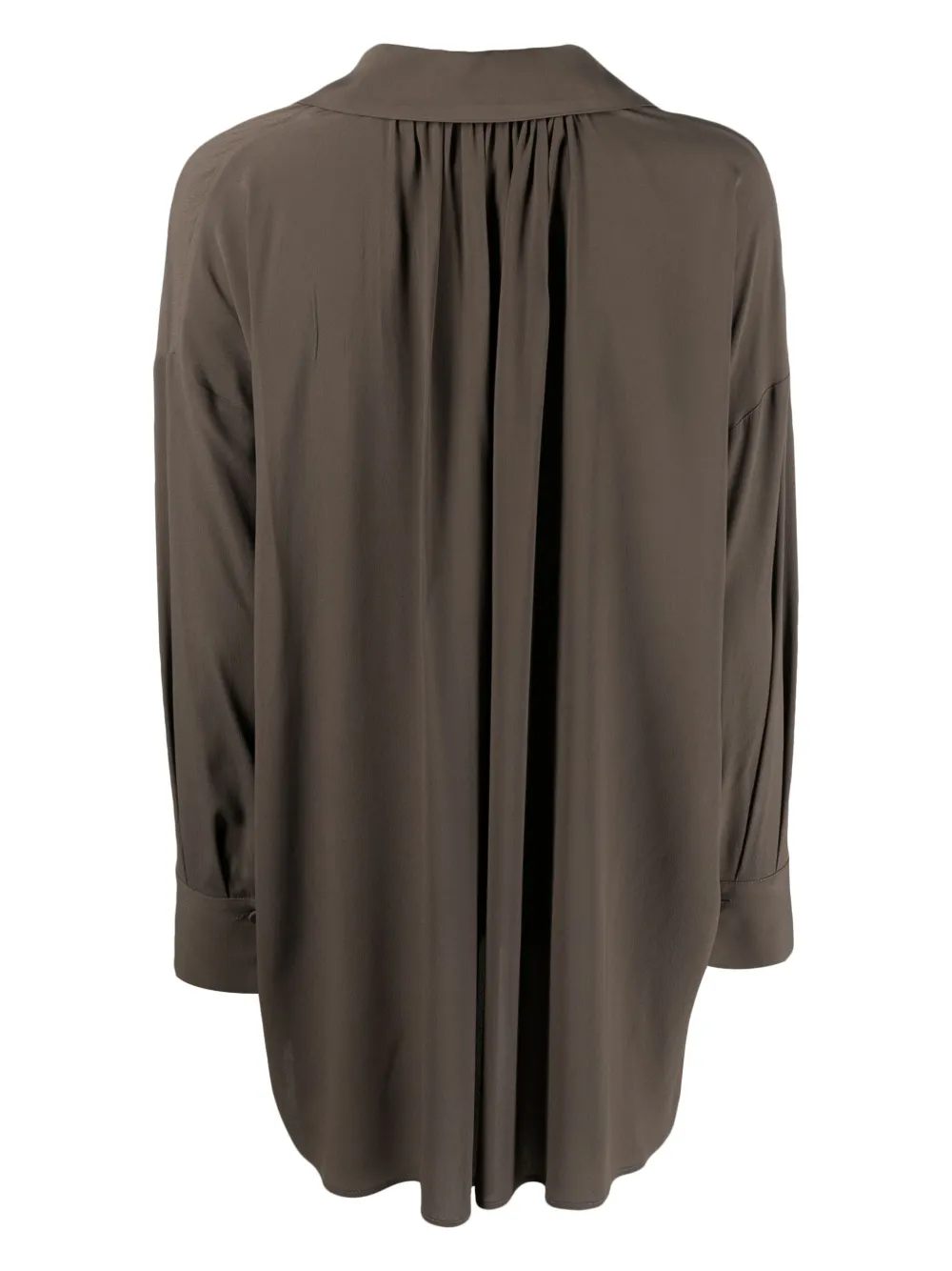Erika Cavallini Asymmetrische blouse - Bruin