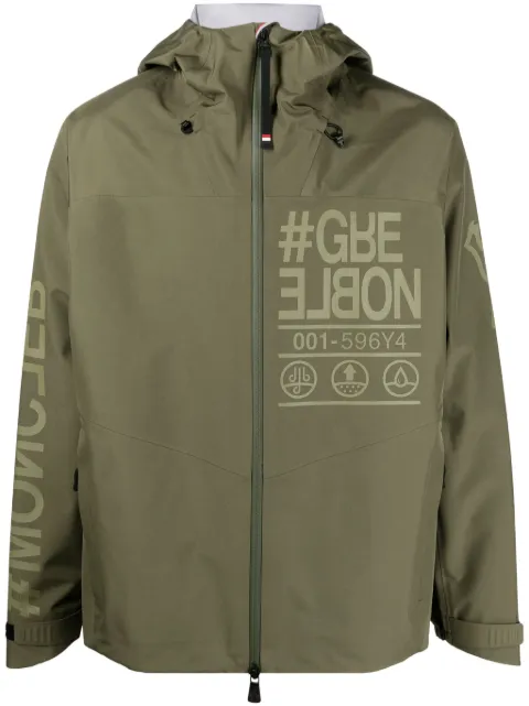 Moncler Grenoble Fel logo-print hooded jacket