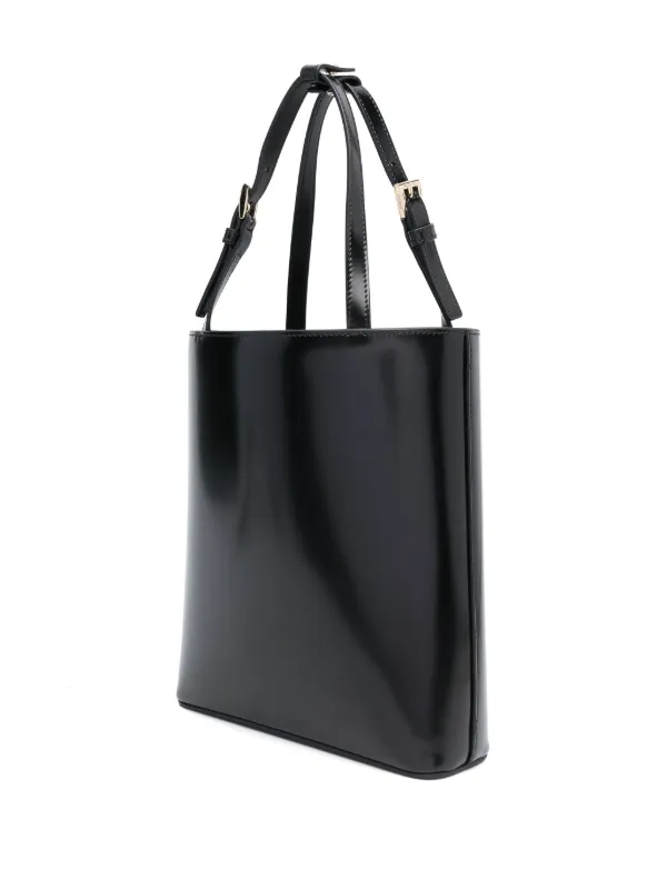 【PRADA】プラダ バケットバッグ トライアングルロゴ Prada トライアングルロゴ バケットバッグ | ブラック | FARFETCH JP