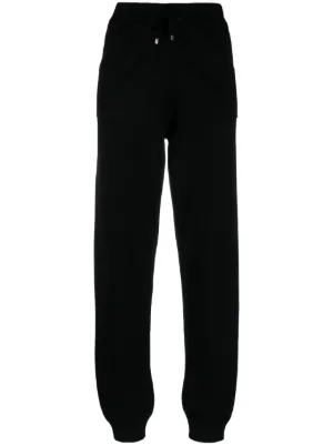 パンツ Lorena Antoniazzi Black Star-Applique Track Trousers Lorena Antoniazzi Sweatpants for Women - Shop on FARFETCH