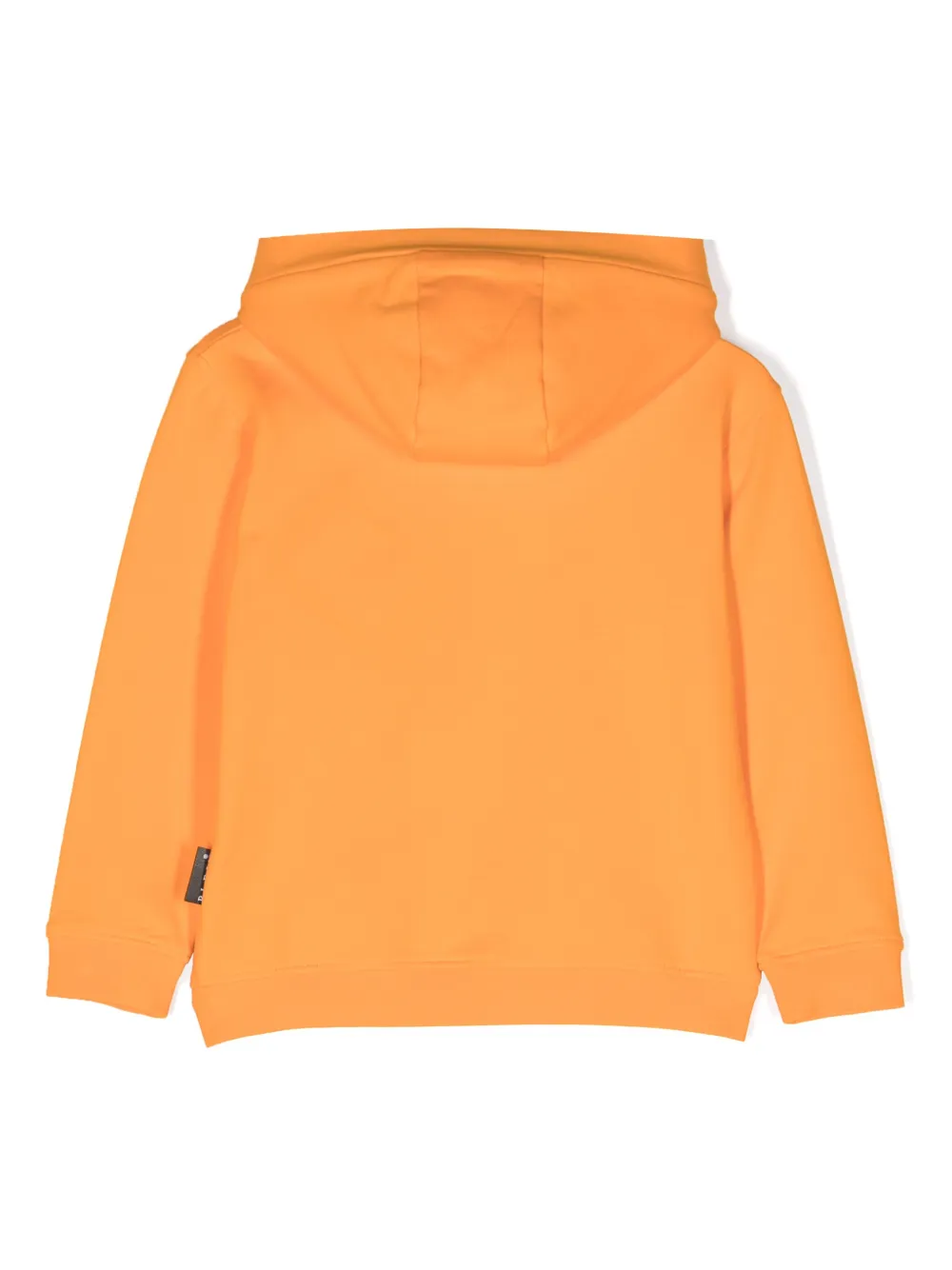 Philipp Plein Junior paisley skull-print cotton hoodie - Oranje