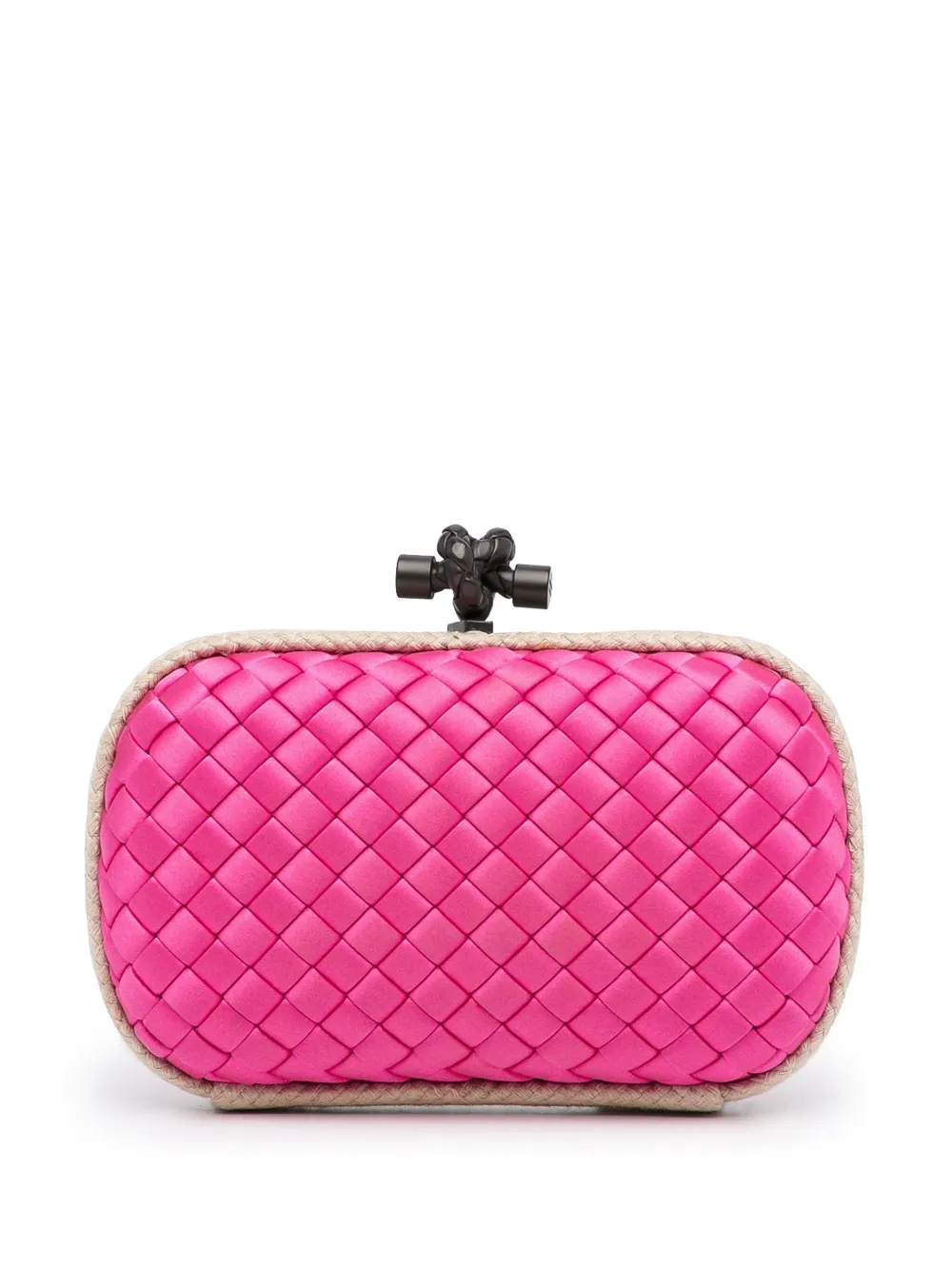 Bottega Veneta Pre-Owned Intrecciato Intreccio Impero clutch - Roze